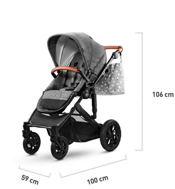 KINDERKRAFT Kočík športový Trig Grey - Image 24