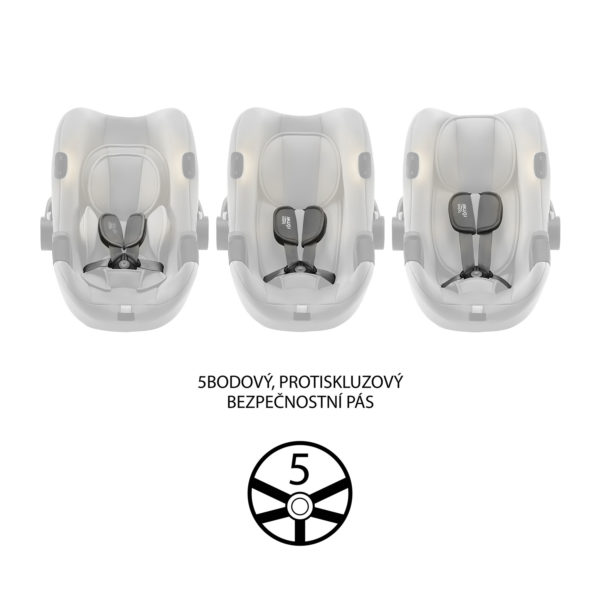 Autosedačka Baby-Safe iSense Bundle Flex iSense, Nordic Grey - Image 8