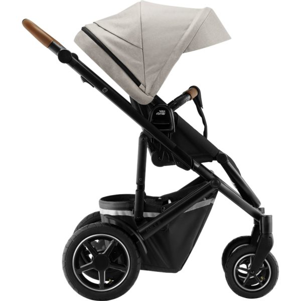 Set kočík Smile III + hlboká korba + autosedačka, Pure Beige/Black - Image 10