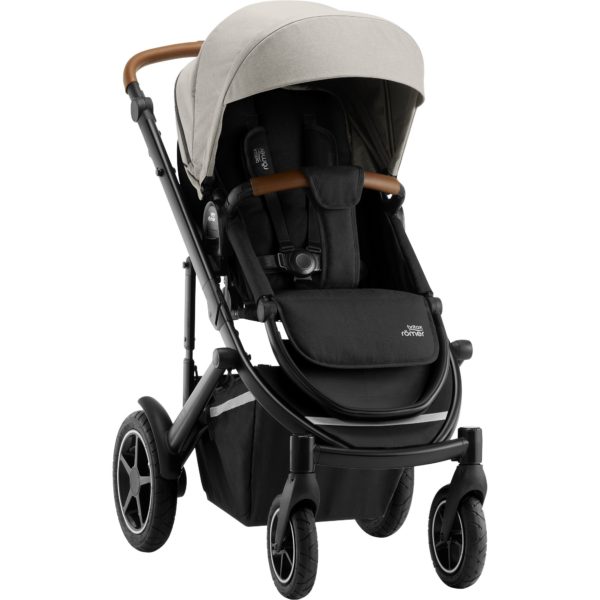 Set kočík Smile III + hlboká korba + autosedačka, Pure Beige/Black - Image 9