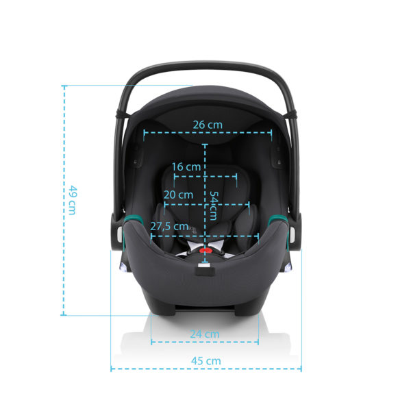 Autosedačka set Baby-Safe 3 i-Size+Báze Flex Base Isense+Autosedačka Dualfix iSense, Space Black - Image 8