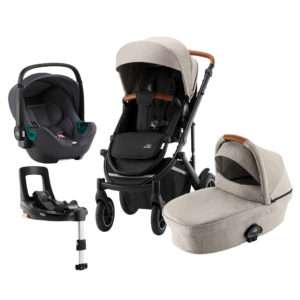 Set kočík Smile III + hlboká korba + autosedačka Baby Safe 3 i-Size + báza