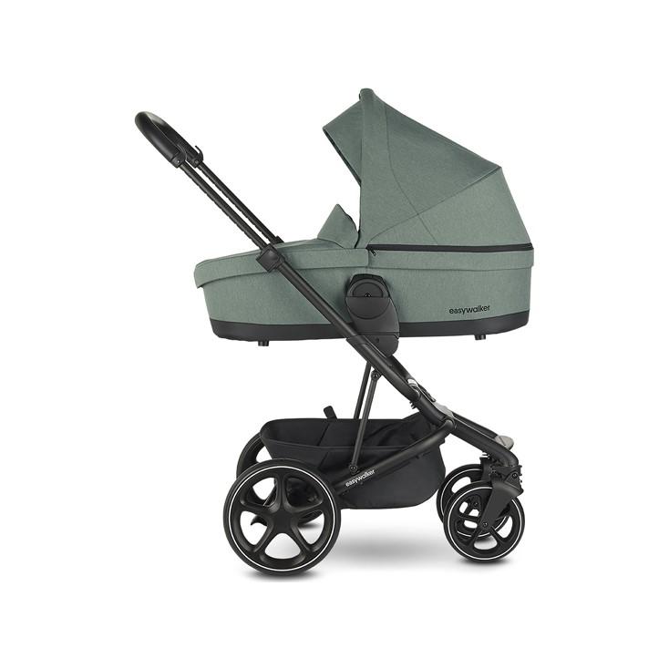 Harvey-Forest-Green-carrycot-on-frame