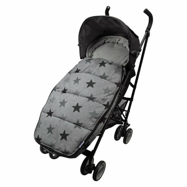 DOOKY Fusak Footmuff veľ. L Grey stars DeLuxe - Image 4
