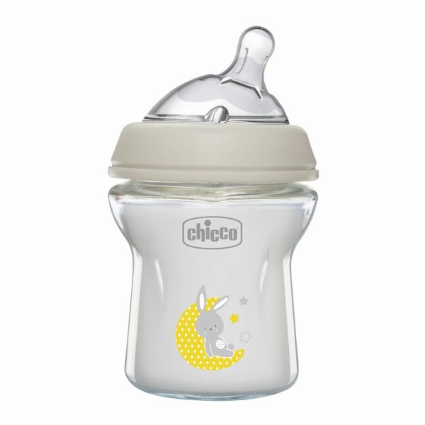 CHICCO Fľaša dojčenská sklo Natural Feeling 150 ml neutral 0m+ - Image 2