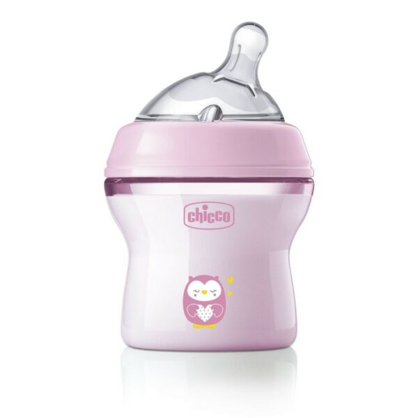 CHICCO Fľaša dojčenská Natural Feeling 150 ml dievča 0m+ - Image 2