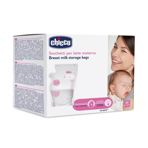 CHICCO Sáčky na materské mlieko 250 ml 30 ks