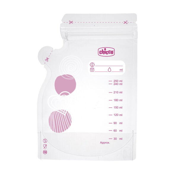 CHICCO Sáčky na materské mlieko 250 ml 30 ks - Image 4